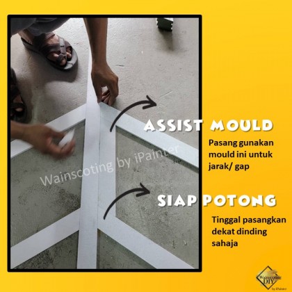 Siap Potong - Modern Wainscoting / Accent Wall