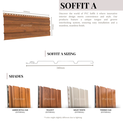 Soffit Panel ~ Milky White